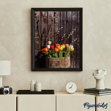 Cargar imagen en el visor de la galería, Pintar Por Números - Barril De Flores - Figuredart - Flores