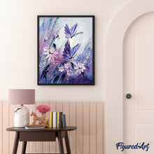 Cargar imagen en el visor de la galería, Pintar Por Números - Mariposas De Cristal - Figuredart - Animales Mariposas