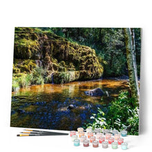 Cargar imagen en el visor de la galería, Pintar Por Números - Cala De La Montaña - Figuredart - Montañas Paisajes