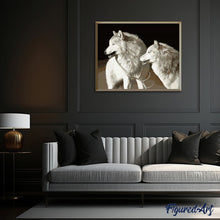 Cargar imagen en el visor de la galería, Pintar Por Números - Perro Blanco - Figuredart - Animales Perros