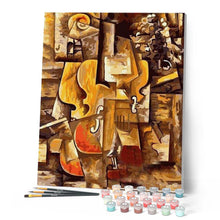 Cargar imagen en el visor de la galería, Pintar Por Números - Violín - Figuredart - Música Reproducción De Obras De Arte