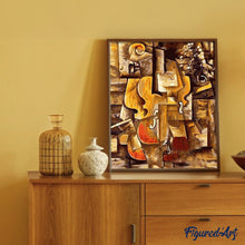 Cargar imagen en el visor de la galería, Pintar Por Números - Violín - Figuredart - Música Reproducción De Obras De Arte