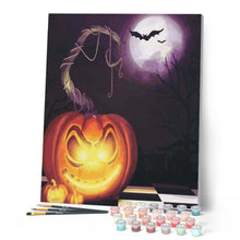 Cargar imagen en el visor de la galería, Pintar Por Números - Calabazas De Halloween - Figuredart - Halloween