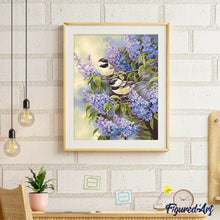 Cargar imagen en el visor de la galería, Pintar Por Números - Pájarp Y Lila - Figuredart - Animales Pájaros
