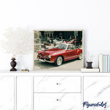 Cargar imagen en el visor de la galería, Pintar Por Números - Coche Rojo - Figuredart - Ciudades Motos Y Coches Vintage