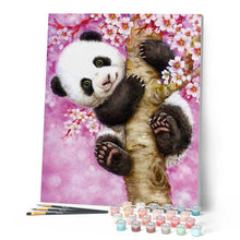 Cargar imagen en el visor de la galería, Pintar Por Números - Panda - Figuredart - Animales Pandas