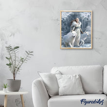 Cargar imagen en el visor de la galería, Pintar Por Números - Belleza Blanca - Figuredart - Animales