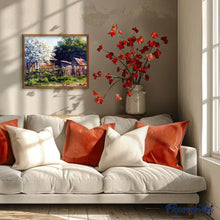 Cargar imagen en el visor de la galería, Pintar Por Números - Cabaña En Un Árbol Blanco - Figuredart - Paisajes Árboles