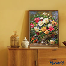 Cargar imagen en el visor de la galería, Pintar Por Números - Flores De Reina Isabel - Figuredart - Flores