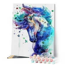 Cargar imagen en el visor de la galería, Pintar Por Números - Caballo De Color De La Cesta - Figuredart - Animales Caballos