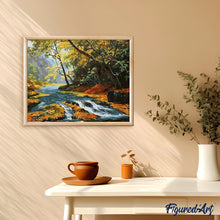 Cargar imagen en el visor de la galería, Pintar Por Números - Río Bischofia - Figuredart - Paisajes
