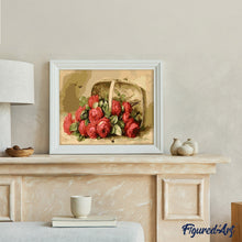 Cargar imagen en el visor de la galería, Pintar Por Números - Cesta De Rosas - Figuredart - Flores