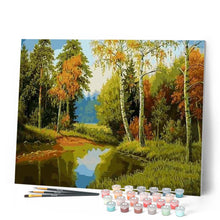 Cargar imagen en el visor de la galería, Pintar Por Números - Cascada Del Río Salvaje - Figuredart - Paisajes