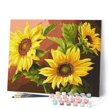 Cargar imagen en el visor de la galería, Pintar Por Números - Girasol Abierto - Figuredart - Flores