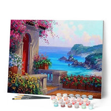 Cargar imagen en el visor de la galería, Pintar Por Números - Hanaya Mediterránea - Figuredart - Paisajes
