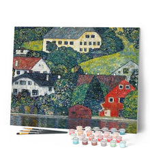 Cargar imagen en el visor de la galería, Pintar Por Números - Cabaña Junto Al Lagoarte - Figuredart - Paisajes