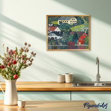 Cargar imagen en el visor de la galería, Pintar Por Números - Cabaña Junto Al Lagoarte - Figuredart - Paisajes