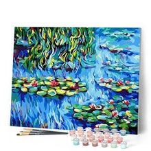 Cargar imagen en el visor de la galería, Pintar Por Números - Nenúfar - Figuredart - Paisajes