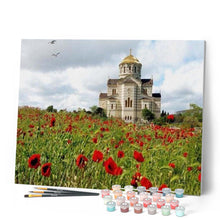 Cargar imagen en el visor de la galería, Pintar Por Números - Iglesia 1 - Figuredart - Paisajes