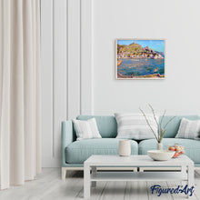 Cargar imagen en el visor de la galería, Pintar Por Números - Muelle Del Pueblo - Figuredart - Paisajes