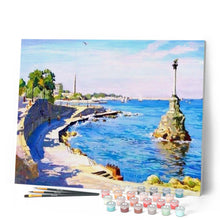 Cargar imagen en el visor de la galería, Pintar Por Números - Paisaje Costero - Figuredart - Paisajes