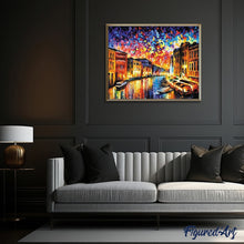 Cargar imagen en el visor de la galería, Pintar Por Números - Gran Canal De Venecia - Figuredart - Ciudades