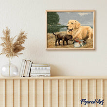 Cargar imagen en el visor de la galería, Pintar Por Números - Perro Golden Retriever - Figuredart - Animales Perros