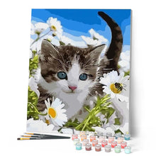 Cargar imagen en el visor de la galería, Pintar Por Números - Gato Salvaje - Figuredart - Animales Gatos