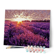 Cargar imagen en el visor de la galería, Pintar Por Números - Provenza Lavanda - Figuredart - Flores Paisajes