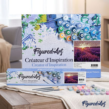 Cargar imagen en el visor de la galería, Pintar Por Números - Provenza Lavanda - Figuredart - Flores Paisajes