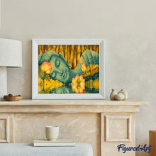 Cargar imagen en el visor de la galería, Pintar Por Números - Lirio De Agua Buda - Figuredart - Flores Religión Retrato