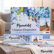 Cargar imagen en el visor de la galería, Pintar Por Números - Simple Molino De Viento - Figuredart - Paisajes