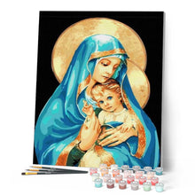 Cargar imagen en el visor de la galería, Pintar Por Números - Nuestra Señora De Occidente - Figuredart - Religión Retrato