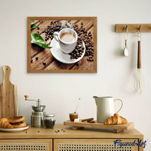 Cargar imagen en el visor de la galería, Pintar Por Números - Los Granos De Café - Figuredart - Cocina