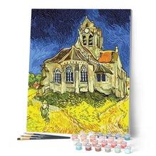 Cargar imagen en el visor de la galería, Pintar Por Números - Iglesia Orville - Figuredart - Ciudades