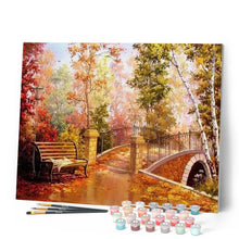 Cargar imagen en el visor de la galería, Pintar Por Números - Arco De Madera - Figuredart - Ciudades Paisajes