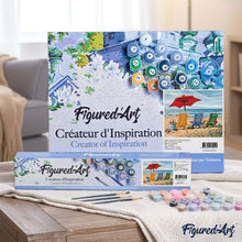 Cargar imagen en el visor de la galería, Pintar Por Números - Sillas De Playa - Figuredart - Paisajes