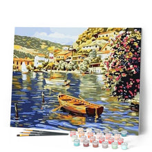 Cargar imagen en el visor de la galería, Pintar Por Números - Lago De Ondulación - Figuredart - Barcos Paisajes