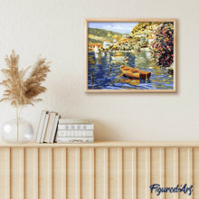 Cargar imagen en el visor de la galería, Pintar Por Números - Lago De Ondulación - Figuredart - Barcos Paisajes