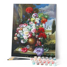 Cargar imagen en el visor de la galería, Pintar Por Números - Flor Clásica Europea - Figuredart - Flores