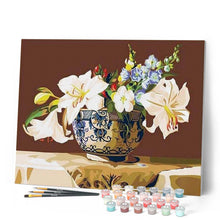 Cargar imagen en el visor de la galería, Pintar Por Números - Lirio Fragante - Figuredart - Flores