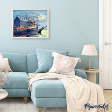 Cargar imagen en el visor de la galería, Pintar Por Números - Barcos Negros - Figuredart - Barcos