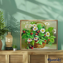 Cargar imagen en el visor de la galería, Pintar Por Números - Margaritas Y Flores En Pequeña Cereza - Figuredart - Flores