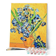 Cargar imagen en el visor de la galería, Pintar Por Números - Van Gogh Iris - Figuredart - Flores Reproducción De Obras De Arte Van Gogh
