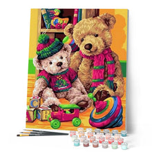 Cargar imagen en el visor de la galería, Pintar Por Números - Oso De Peluche - Figuredart - Osos