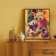 Cargar imagen en el visor de la galería, Pintar Por Números - Oso De Peluche - Figuredart - Osos