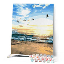 Cargar imagen en el visor de la galería, Pintar Por Números - Playa La Jolla - Figuredart - Paisajes
