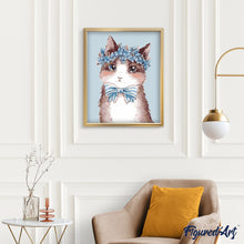 Cargar imagen en el visor de la galería, Pintar Por Números - Señora Gatita - Figuredart - Animales Gatos