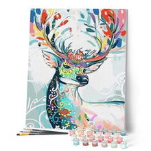 Cargar imagen en el visor de la galería, Pintar Por Números - Ciervos Coloridos 2 - Figuredart - Animales