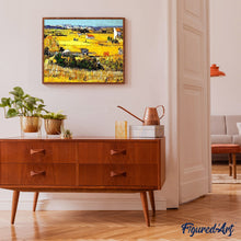 Cargar imagen en el visor de la galería, Pintar Por Números - La Cosecha - Van Gogh - Figuredart - Paisajes Reproducción De Obras De Arte Van Gogh
